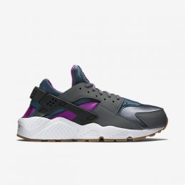Nike Air Huarache Dark Grey/Vivid Purple/Summit White/Teal