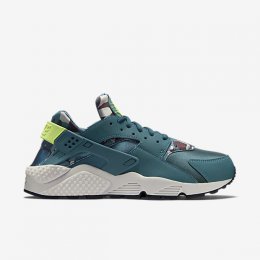NIKE AIR HUARACHE PRINT Teal/Light Bone/Black/Ghost Green