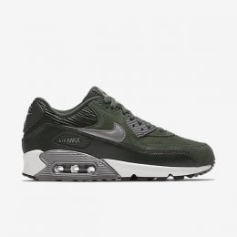 NIKE AIR MAX 90 LEATHER Carbon Green/Sequoia/Sail/Metallic Pewter