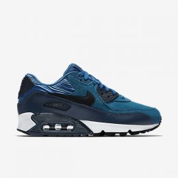 NIKE AIR MAX 90 LEATHER Brigade Blue/Squadron Blue/Sail/Metallic
