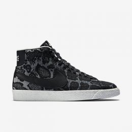 NIKE BLAZER MID JACQUARD Pure Platinum/Dark Grey/Black