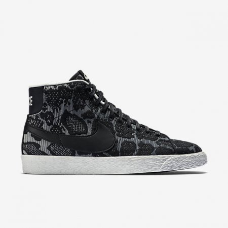 NIKE BLAZER MID JACQUARD Pure Platinum/Dark Grey/Black