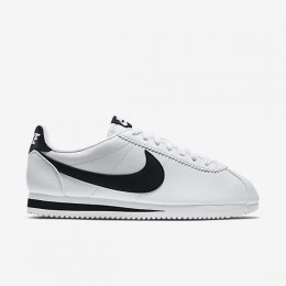 NIKE CLASSIC CORTEZ LEATHER White/White/Black