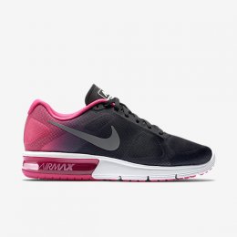 NIKE AIR MAX SEQUENT Black/Pink Foil/Cool Grey/Metallic Silver