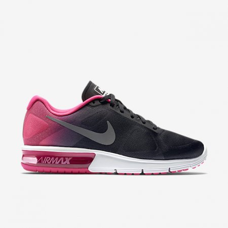 NIKE AIR MAX SEQUENT Black/Pink Foil/Cool Grey/Metallic Silver