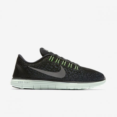 NIKE FREE RN DISTANCE Black/Barely Green/Voltage Green/Metallic Pewter