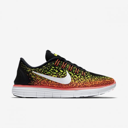 NIKE FREE RN DISTANCE Black/Volt/Hot Lava/White