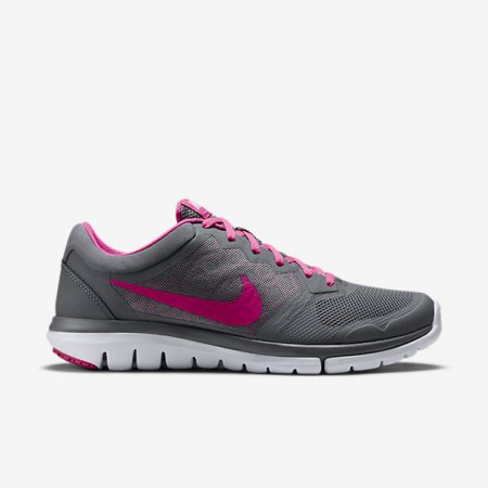 NIKE FLEX RUN 2015 Cool Grey/White/Pink Pow