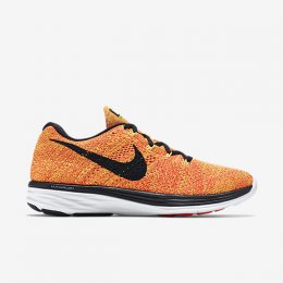 Nike Flyknit Lunar 3 Volt/Bright Crimson/Bright Mango/Black