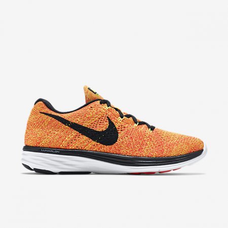 Nike Flyknit Lunar 3 Volt/Bright Crimson/Bright Mango/Black