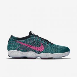 Nike Flyknit Zoom Agility Radiant Emerald/Black/Vivid Pink/Pink Pow