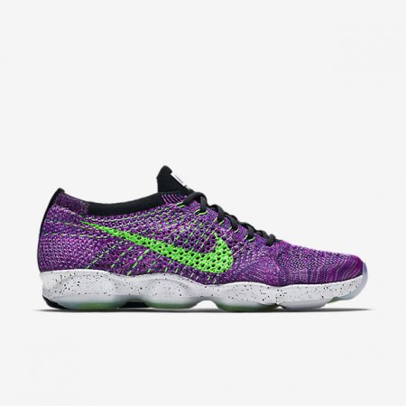 Nike Flyknit Zoom Agility Vivid Purple/Black/Voltage Green
