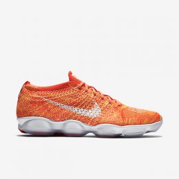 Nike Flyknit Zoom Agility Bright Crimson/Bright Mango/White