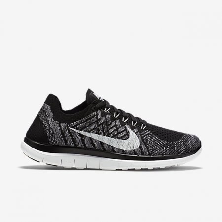 Nike Free 4.0 Flyknit Black/Wolf Grey/Dark Grey/White