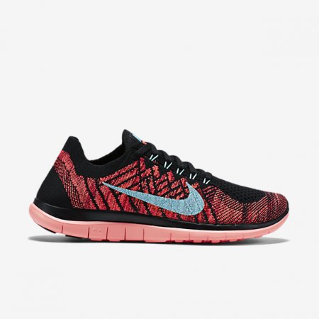 Nike Free 4.0 Flyknit Black/Gym Red/Bright Crimson/Light Aqua
