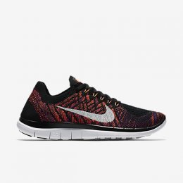 NIKE FREE 4.0 FLYKNIT Black/Hyper Orange/Vivid Purple/White