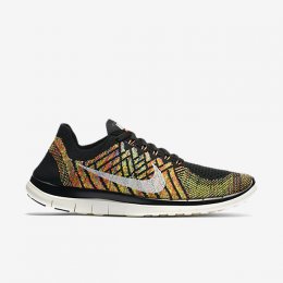 NIKE FREE 4.0 FLYKNIT Sequoia/Polarized Blue/Hyper Orange/White