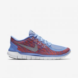 NIKE FREE 5.0 PRINT Chalk Blue/Total Crimson/White/Black