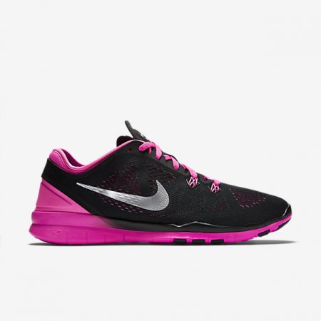 Nike Free TR 5 Black/Pink Pow/Fireberry/Metallic Silver