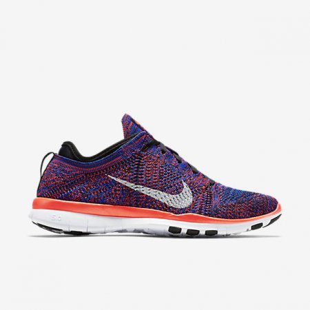NIKE FREE TR 5 FLYKNIT Black/Racer Blue/Bright Crimson/White