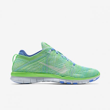 NIKE FREE TR 5 FLYKNIT Voltage Green/Chalk Blue/Deep Royal Blue/White