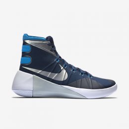 NIKE HYPERDUNK 2015 (TEAM) Midnight Navy/Photo Blue/White/Metallic Silver
