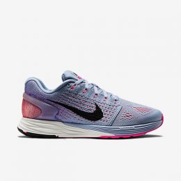 NIKE LUNARGLIDE 7 Light Armory Blue/Bright Citrus/Pink Pow/Black