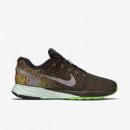 NIKE LUNARGLIDE 7 FLASH Sequoia/Voltage Green/Hyper Orange/Reflect Silver