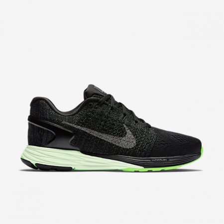 Nike LunarGlide 7 MP Black/Anthracite/Barely Green/Metallic Pewter