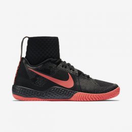 NIKECOURT FLARE Black/Hot Lava