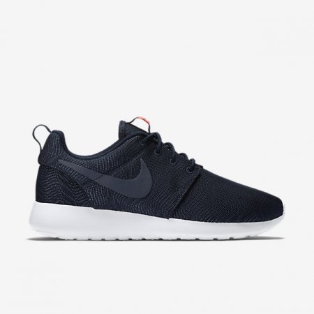 NIKE ROSHE ONE MOIRE Obsidian/White/Bright Mango/Obsidian