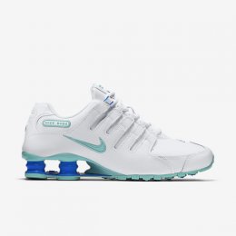 NIKE SHOX NZ White/Racer Blue/Hyper Turquoise