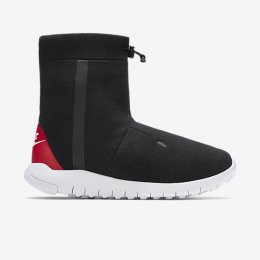 NIKE FLEECE MID Black/Challenge Red/White