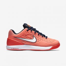 NIKECOURT ZOOM CAGE 2 Atomic Pink/Obsidian/Total Crimson/Obsidian