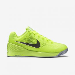 NIKECOURT ZOOM CAGE 2 Volt/Wolf Grey/White