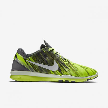 Nike Free TR 5 Print Cool Grey/Volt/White/White