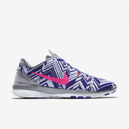Nike Free TR 5 Print Wolf Grey/Persian Violet/White/Pink Pow