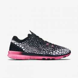 Nike Free TR 5 Print Black/Pink Pow/White/Metallic Silver