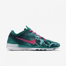 NIKE FREE TR 5 PRINT Radiant Emerald/Teal/Black/Pink Pow