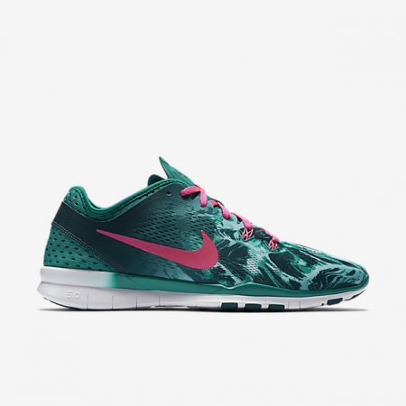 NIKE FREE TR 5 PRINT Radiant Emerald/Teal/Black/Pink Pow