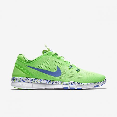 NIKE FREE TR 5 PRINT Voltage Green/White/Chalk Blue