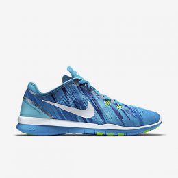 Nike Free TR 5 Print Clearwater/Blue Lagoon/Flash Lime/White
