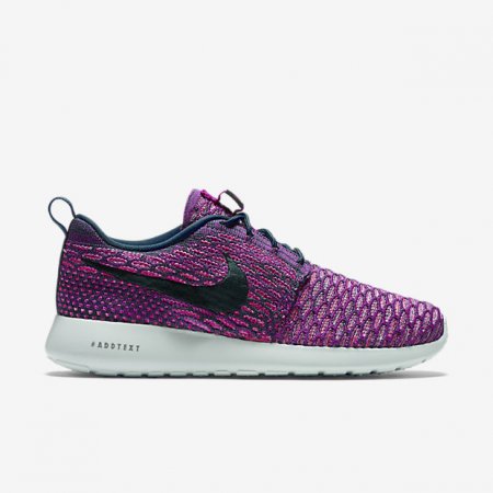 NIKE ROSHE FLYKNIT Dark Atomic Teal/Vivid Purple/Fuchsia Glow/Dark Atomic Teal