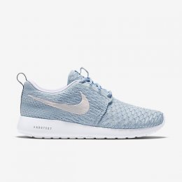 NIKE ROSHE FLYKNIT Light Armory Blue/White/Pure Platinum