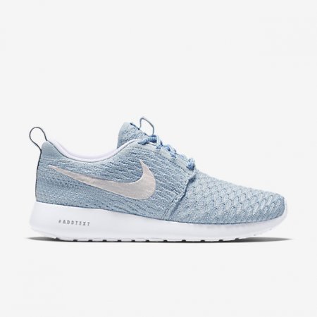 NIKE ROSHE FLYKNIT Light Armory Blue/White/Pure Platinum