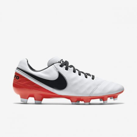 NIKE TIEMPO LEGACY II FG White/Bright Crimson/Black/Black