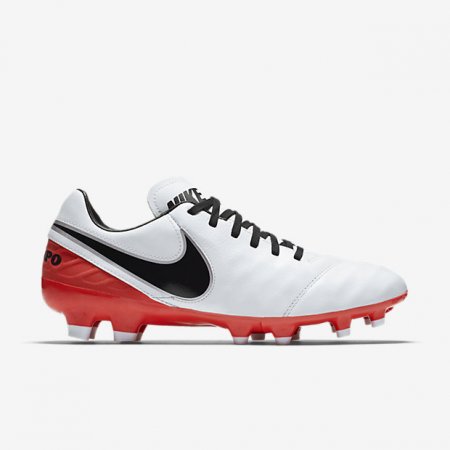NIKE TIEMPO MYSTIC V FG White/Bright Crimson/Black