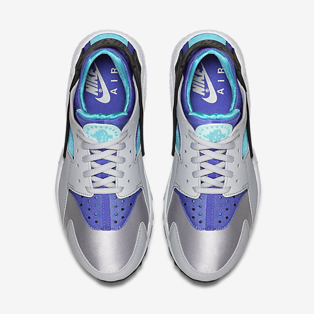 Nike Air Huarache Wolf Grey/Artisan Teal/Persian Violet/Light Retro - Click Image to Close
