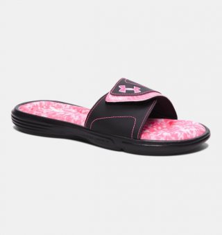 Support a great cause and slide into comfort with the Under Armour Power in Pink Ignite VII Slide.