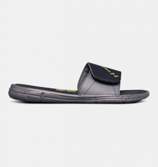 UA Ignite Water Friendly Online in our Men\'s Slides for Affordable department. Style 1287212-100 and Price $44.99 Holiday Sale. sport clothing brands logo.